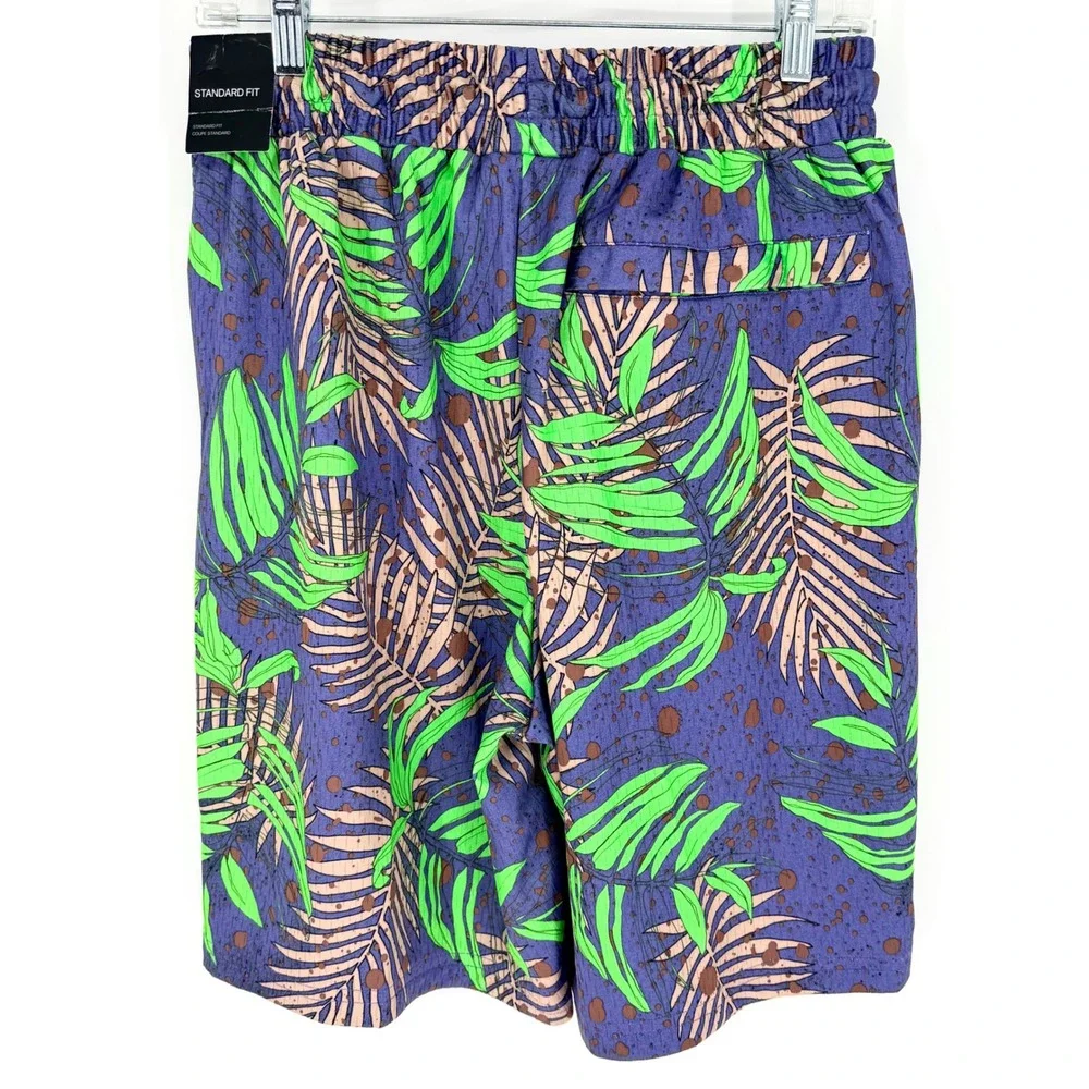 NWT Nike Jordan Jumpman AOP Knit Basketball Shorts Rush Violet Men's Size M